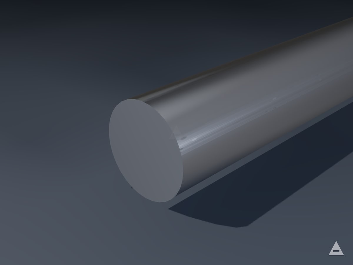 Aluminium & Alloy Rod — gerçek büküm yapısından render edilmiş kesit